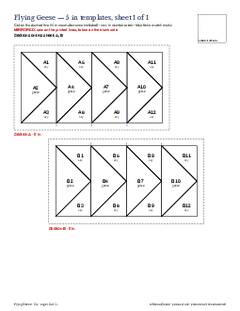 Page 10 of the Flying Geese Quilt Block Pattern PDF