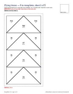Page 14 of the Flying Geese Quilt Block Pattern PDF