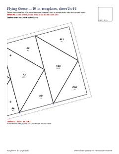 Page 18 of the Flying Geese Quilt Block Pattern PDF