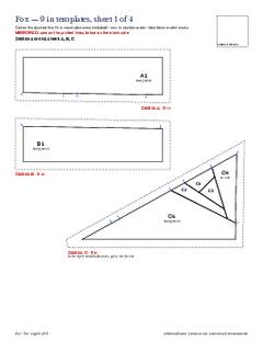 Page 6 of the Fox Quilt Block Pattern PDF