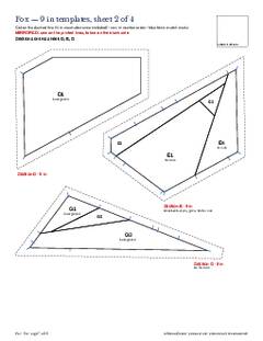 Page 7 of the Fox Quilt Block Pattern PDF