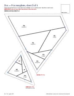 Page 8 of the Fox Quilt Block Pattern PDF