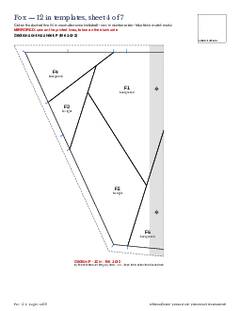 Page 14 of the Fox Quilt Block Pattern PDF