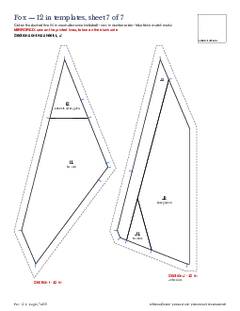 Page 17 of the Fox Quilt Block Pattern PDF