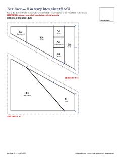 Page 7 of the Fox Face Quilt Block Pattern PDF