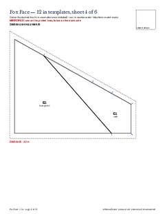 Page 13 of the Fox Face Quilt Block Pattern PDF