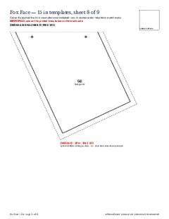 Page 24 of the Fox Face Quilt Block Pattern PDF