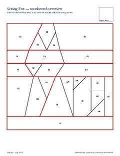 Page 3 of the Sitting Fox Quilt Block Pattern PDF