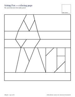Page 4 of the Sitting Fox Quilt Block Pattern PDF