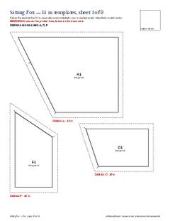 Page 19 of the Sitting Fox Quilt Block Pattern PDF