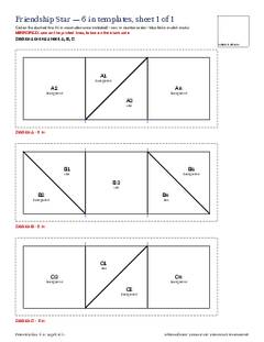 Page 6 of the Friendship Star Quilt Block Pattern PDF
