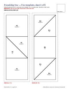 Page 8 of the Friendship Star Quilt Block Pattern PDF