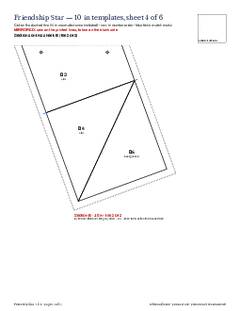 Page 14 of the Friendship Star Quilt Block Pattern PDF