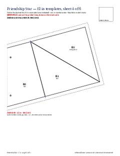 Page 21 of the Friendship Star Quilt Block Pattern PDF