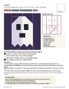 Page 1 of the Ghost Quilt Block Pattern PDF