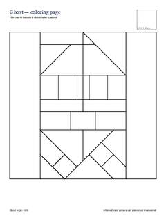 Page 4 of the Ghost Quilt Block Pattern PDF