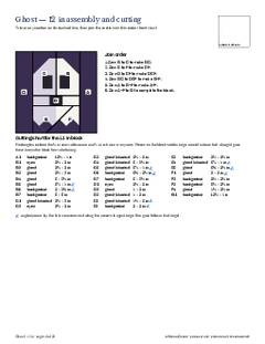 Page 18 of the Ghost Quilt Block Pattern PDF