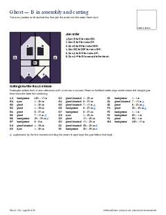 Page 30 of the Ghost Quilt Block Pattern PDF