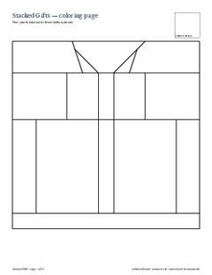 Page 4 of the Stacked Gifts Quilt Block Pattern PDF