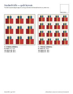 Page 5 of the Stacked Gifts Quilt Block Pattern PDF