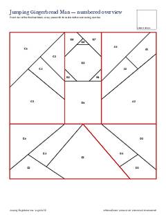 Page 3 of the Jumping Gingerbread Man Quilt Block Pattern PDF