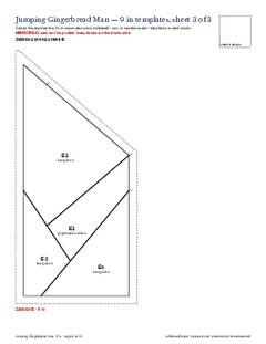 Page 8 of the Jumping Gingerbread Man Quilt Block Pattern PDF