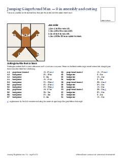 Page 9 of the Jumping Gingerbread Man Quilt Block Pattern PDF
