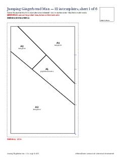 Page 10 of the Jumping Gingerbread Man Quilt Block Pattern PDF