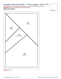 Page 12 of the Jumping Gingerbread Man Quilt Block Pattern PDF