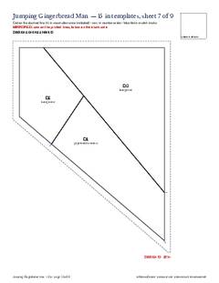 Page 23 of the Jumping Gingerbread Man Quilt Block Pattern PDF