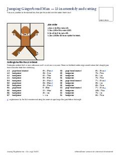 Page 26 of the Jumping Gingerbread Man Quilt Block Pattern PDF