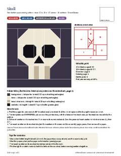 Page 1 of the Goth Quilt Block Bundle PDF