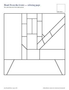 Page 4 of the Hand From the Grave Quilt Block Pattern PDF