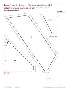 Page 6 of the Hand From the Grave Quilt Block Pattern PDF