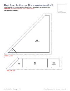 Page 10 of the Hand From the Grave Quilt Block Pattern PDF
