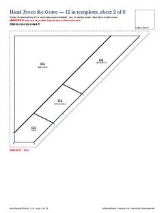 Page 11 of the Hand From the Grave Quilt Block Pattern PDF