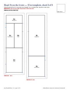 Page 12 of the Hand From the Grave Quilt Block Pattern PDF