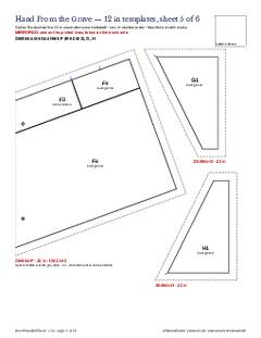 Page 14 of the Hand From the Grave Quilt Block Pattern PDF