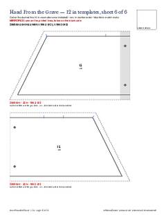 Page 15 of the Hand From the Grave Quilt Block Pattern PDF