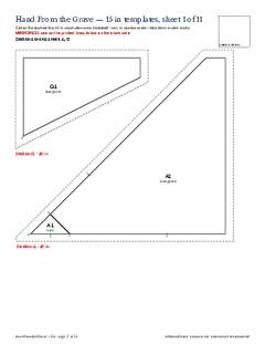 Page 17 of the Hand From the Grave Quilt Block Pattern PDF