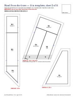 Page 18 of the Hand From the Grave Quilt Block Pattern PDF