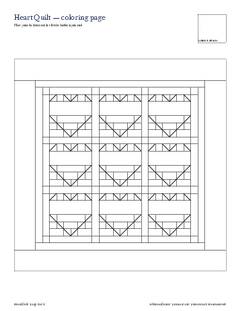Page 8 of the Heart Quilt Pattern PDF