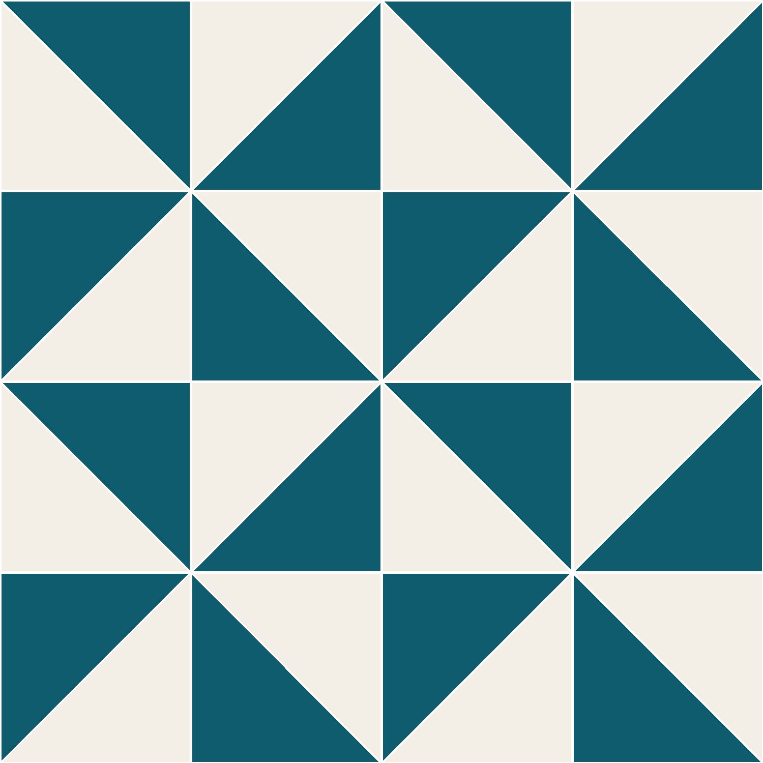 Half-Square Triangles Quilt Block Pattern: the finished piece