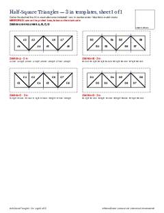 Page 6 of the Half-Square Triangles Quilt Block Pattern PDF