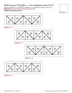 Page 8 of the Half-Square Triangles Quilt Block Pattern PDF