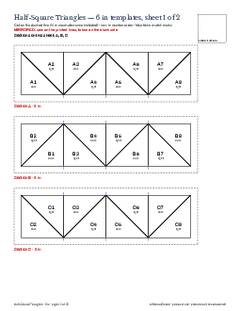 Page 12 of the Half-Square Triangles Quilt Block Pattern PDF