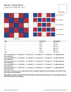 Page 4 of the Double Irish Chain Quilt Pattern PDF