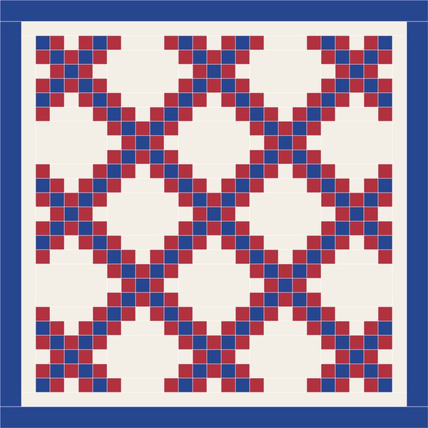 Double Irish Chain Quilt