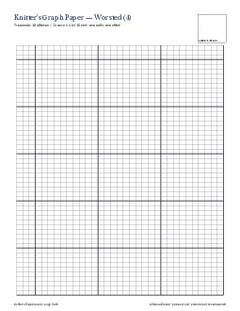Page 5 of the Knitting Graph Paper PDF
