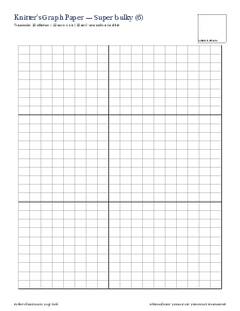 Page 8 of the Knitting Graph Paper PDF
